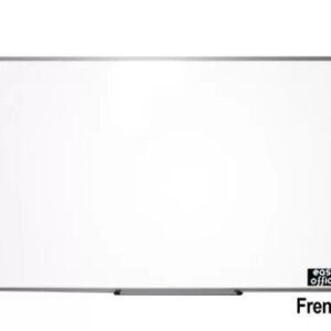 Quadro branco 90x60 moldura aluminio AL-6090 Easy Office PT 1 UN
