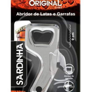 ABRIDOR DE LATAS E GARRAFAS 9CM AÇO INOX - ORIGINAL LINE