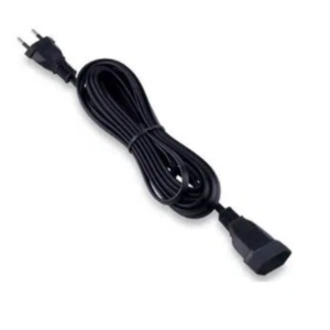 EXTENSÃO ELÉTRICA 2x0,75 PAR. 5M 10A M/F DANEVA PRETA
