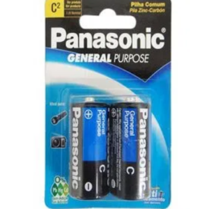 PILHA SUPER HYPER C MEDIA 2PC PANASONIC