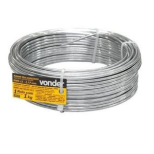 ARAME GALVANIZADO COMERCIAL BWG 12 VONDER