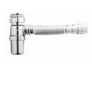 SIFAO SANFONADO UNIVERSAL COM COPO ASTRA CROMADO