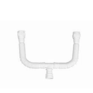 SIFAO SANFONADO DUPLO ASTRA BRANCO