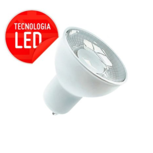 Lâmpada LED Dicróica Gu10 4,5W 6000K Bivolt
