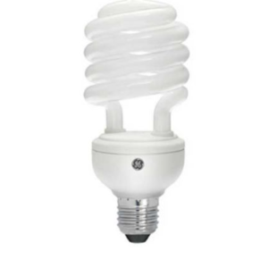 Lâmpada Fluorescente Eletrônica Espiral Luz Amarela 14W T3 2700K 127V