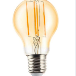 Lâmpada de Filamento LED Bulbo 6W A60 E27 Âmbar