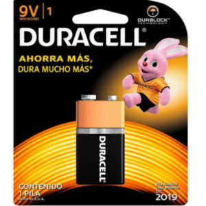 Bateria 9V Alcalina Duracell