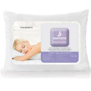 TRAVESSEIRO 50X70CM BOA NOITE 60% POLIESTER