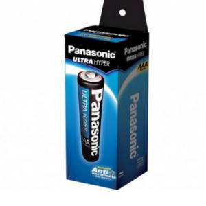 Pilha Panasonic AAA Alcalina Tubo c/40 unid.