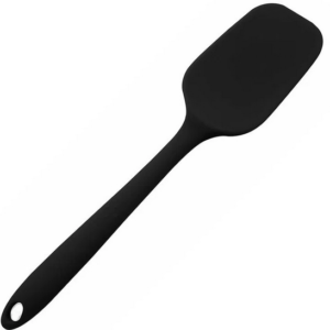 ESPATULA DE SILICONE RETANGULAR 27CM PRETO
