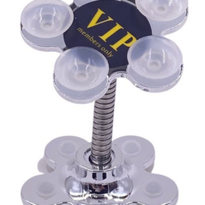 Mini Suporte Universal com Ventosa Estrela - Prata