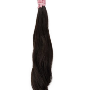 Cabelo Humano Ondulado 40/45 cm - Castanho Virgem