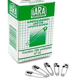 Alfinete de Segurança Iara - Caixa com 100 un.