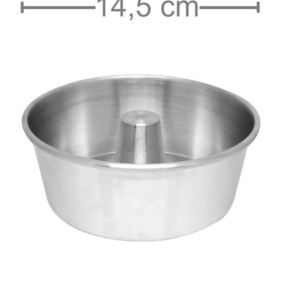 Forma Torta Suiça em Alumínio Cód. 1293 - 11x08 cm