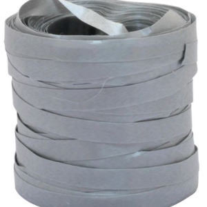 Fitilho Plástico 0,5 cm x 50 m - Prata
