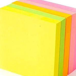Bloco Adesivo Fluor 100 folhas - 1 unidade