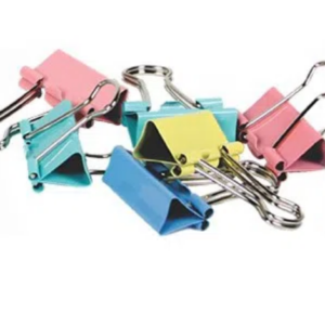 Binder Clips Colorido 41mm com 24 unidades