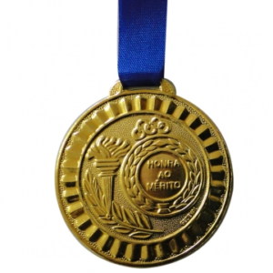 Medalha Gedeval Mini Ouro 29Mm