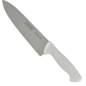 Faca Chef Inox com Cabo Branco 8" Premium - Tramontina