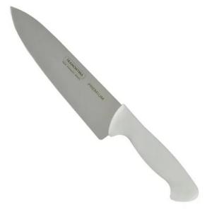 Faca Chef Inox com Cabo Branco 8" Premium - Tramontina