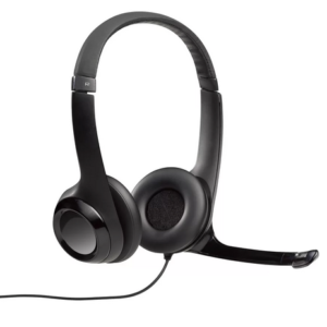 Headset com fio USB Logitech H390, Controles de Áudio Integrado e Microfone com Redução de Ruído BT 1 UN