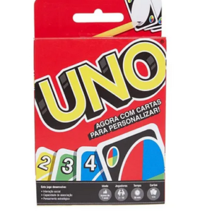 Jogo De Cartas Uno Baralho Lacrado 114 Cartas