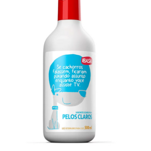 Sabonete Líquido Ibasa Pelos Claros para Cães 500ml