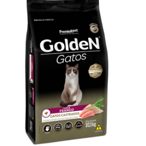 Ração Golden para Gatos Adultos Castrados Sabor Frango