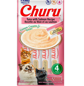 Purê Churu Atum e Salmão para Gatos 56g