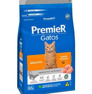 Ração Premier Ambientes Internos para Gatos Adultos Sabor Frango