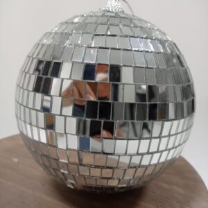 Globo De Vidro Espelhado Top Para Balada Debutante 15cm