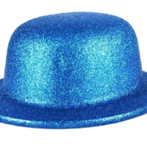 Chapéu Coquinho Glitter Carnaval Festa Casamento Fantasia Azul
