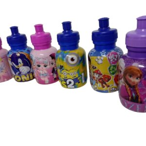 Garrafinhas 350ML Herois Personagens Princesas Infantil