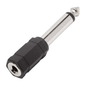 Plug Adaptador P10 P2 mono - conector p10 macho mono para P2 femea
