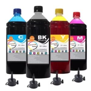 Tinta de impressora Kit 4 Litros Tinta Epson Impressora L355 L365 L375 L395 e outras