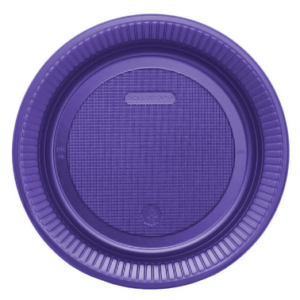Prato 15cm Roxo Perolado - 10 unidades