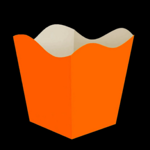 Cachepot Pequeno Neon Laranja - 10 unidades