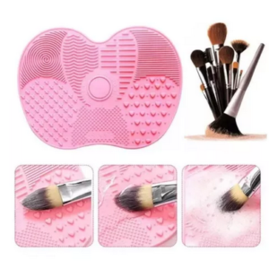 Tapete De Silicone Para Limpar Pinceis De Maquiagem