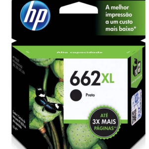 Cartucho HP 662XL preto Original (CZ105AB) Para HP DeskJet 2516, 3516, 3546, 2546, 1516, 4646, 2646, HP - CX 1 UN