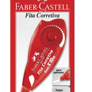 Fita Corretiva 4mmx10 Faber-Castell CA 1 UN