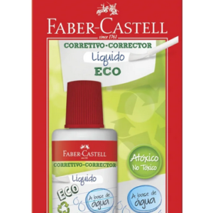 Corretivo Líquido Eco 18ml Faber-Castell BT 1 UN
