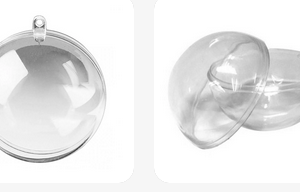 Bola Acrílica Cristal - 05 unidades