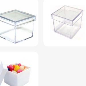 Caixa 5x5 Cristal - 10 unidades
