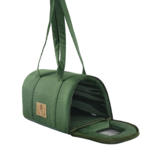 Bolsa de Transporte Luxo Bichinho Chic Verde P
