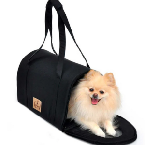 Bolsa de Transporte Luxo Bichinho Chic Preta P