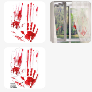 Adesivo Decorativo Mãos Sangue - 01 cartela