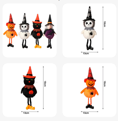 Boneco Pelúcia Halloween de Pendurar - 01 unidade