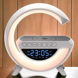G Speaker Smart Station Luminária Caixa De Som E Carregador Cor Branco